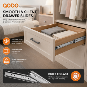 Quincaillerie Canal télescopique 10-24 pouces Noir 45mm Rails d'<span class=keywords><strong>armoire</strong></span> à trois sections Glissières de tiroir - Product Image 6