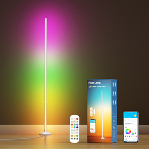 DAYBETTER Smart Home <b>LED</b> Floor Lamp BGRIC Smart <b>Corner</b> <b>Lights</b> 16 Million Colors Ambient Lighting APP Remote Music Sync Home - Product Image 1
