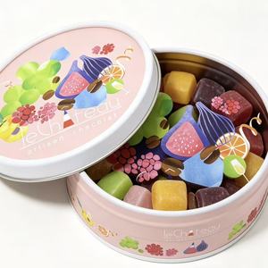 Tubo de Papel Biodegradable Ecológico Personalizado de Grado Alimenticio, Envase Cilíndrico para Galletas, Té, Café, Pastel, Chocolate y Dulces - Product Image 2