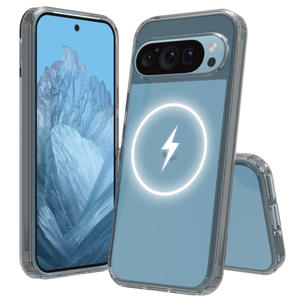 Compatible avec Google Pixel 10 Pro XL, coque de téléphone magnétique transparente résistante aux rayures, coque de téléphone 2-en-1 9a - Product Image 4