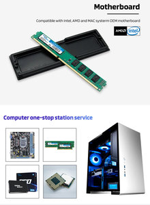 KVR1333D3N9/2G 2GB DDR3 ECC Memoria RAM de Escritorio DIMM 1333MHz SDRAM en Stock, Certificación CE RoHS, RAM KVR1333D3N9 en Stock, Habilitado para ECC D - Product Image 3