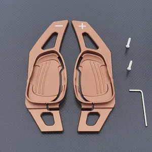 Palanca de Cambios para Volante de Coche, para <span class=keywords><strong>Cupra</strong></span> <span class=keywords><strong>Formentor</strong></span>, LEON, Ateca 2021 <span class=keywords><strong>2022</strong></span> 2023 2024 2025, Estilo DSG, Extensión de Aluminio - Product Image 5