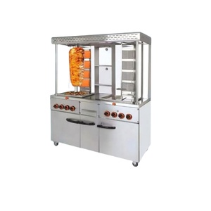 Commercial Gas Rotary Doner Kebab Shawarma Machine for Restaurant <b>Bbq</b> Rotary Kebab Option Street Food Equipment - Product Image 1