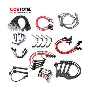 Set Kabel Busi Silikon Mesin Mobil Kabel Koil Pengapian untuk Toyota Nissan Hyundai KIA Mitsubishi Mazda Ford Chevy Chevrolet - Product Image 1