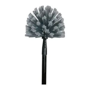 EcoClean Telescopic Handle Round Ceiling Cleaning Cobweb Brush, cobweb brush head