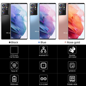 Nuovo <span class=keywords><strong>S21</strong></span> + Ultra Custom Smartphone Android spagnolo HD schermo a buon mercato 3G all'ingrosso sbloccato telefono cellulare dalla cina - Product Image 2