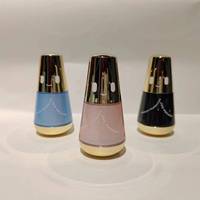 Bouteilles vides de pompe sans air en plastique transparent en forme de gobelet lourd de 1 oz 35ml émulsion et crème BB remplissage de fond de teint liquide séparé