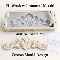 Moule d'ornement de fenêtre en résine Tietuo + noyau en silicone PU C292-G5 – Fournisseur de moules et de matériaux de construction en résine