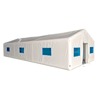 Tentes gonflables blanches portables de grande taille, tente gonflable géante pour événements en plein air