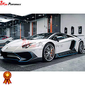 Faldones Laterales de Fibra de Carbono Estilo Aventador <span class=keywords><strong>NOVi</strong></span> para Lamborghini Aventador LP700 LP720 LP750 Bodykit - Product Image 2