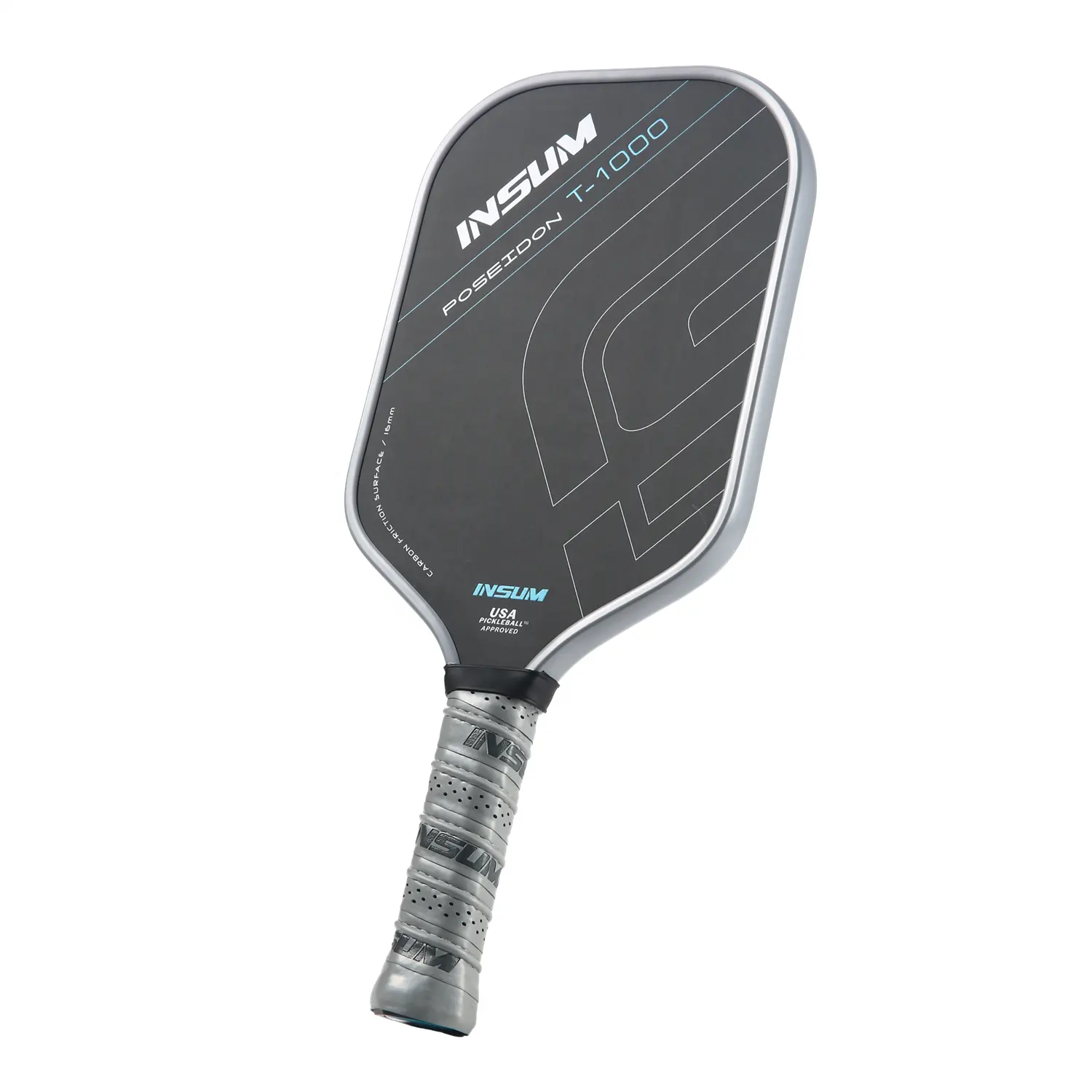 AMA SPORT Top Quality USAPA Pickleball Paddle with Textured Carbon Grip Surface Elongated Handle Maximum Spin