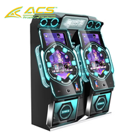 Machine de jeu d'arcade double ACS, plateforme interactive rythmique japonaise en métal, divertissement commercial intérieur, anglais/espagnol