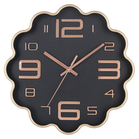 Jam Dinding Kristal Plastik Mewah Tahan Air Angka 3D Rose Gold Tanpa Suara Baterai Modern Dekorasi Ruang Tamu Siap Pakai
