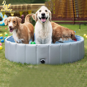 Piscina inflable para mascotas Lcwj de 120x30cm, bañera plegable para perros, para nadar y jugar al aire libre. - Product Image 1