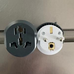 อะแดปเตอร์แปลงปลั๊กไฟฟ้าอเนกประสงค์ยุโรป KT-168 10/16A 250V AC ผลิตในจีน วัสดุ ABS - Product Image 4