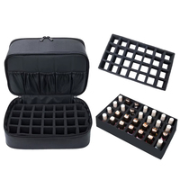 Grande boîte à cosmétiques Portable de beauté, trousse de maquillage, sac de transport artistique, sac de rangement de lampe UV, sac de manucure de voyage