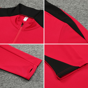 ชุดวอร์มเล่นฟุตบอลสำหรับผู้ชายชุดวิ่งออกกำลังกายแบบแห้งเร็วชุดเล่นฟุตบอลแบบกำหนดเอง - Product Image 6