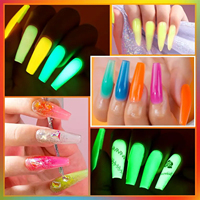 Gel Poly Luminescent OEM Marque Privée 12 Couleurs UV Néon pour Extension d'Ongles 15g Vente en Gros Très Demandé Longue Durée
