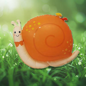 Vente en gros Nouveau produit Ballon en aluminium mat <span class=keywords><strong>Escargot</strong></span> sur le thème de la jungle Ins Hot French Snails <span class=keywords><strong>Gary</strong></span> pour décoration de fête d'anniversaire pour enfants - Product Image 4