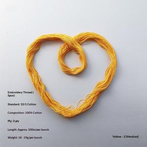 Filo per Ricamo Thorn Tinto a Mano 100 Metri 0,8mm Cotone Rosso - Product Image 4