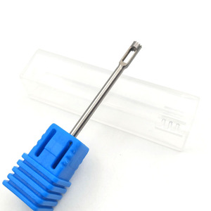 HYTOOS Broca de acero inoxidable para pedicura, herramienta para eliminar callos, fresa rotatoria de 3/32 pulgadas, accesorios para taladro de uñas, cortador de fresado - Product Image 2