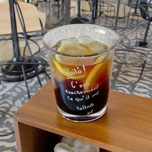 Ly thủy tinh trong suốt 350ML dùng hàng ngày, thiết kế đơn giản cổ điển, thích hợp cho quán cà phê, cà phê đá Mỹ, nước ép, đồ uống lạnh - Product Image 1