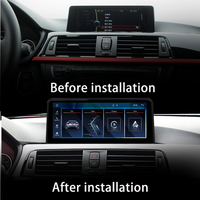 Écran autoradio LELV Linux 10,25 pouces 1920*720 pour BMW Série 3/4 F30 F31 F34 Système CIC, GPS de voiture, prise en charge de CarPlay et Android