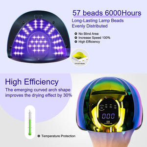 Lámpara de Uñas UV LED con Logotipo Personalizado, Secador de Alta Potencia, Colorido, Electrochapado, para Curado de Esmalte en Gel, Herramienta de Manicura para Salón de Belleza, Venta al Por Mayor - Product Image 6