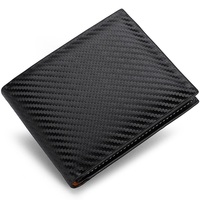 Dompet Grosir FSW262 China, Model Sederhana dan Modis 2023, Tempat Kartu, Dompet Pria, Tas Uang, Dompet Resleting Serat Karbon untuk Pria