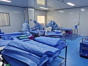 Veteriner cerrahi paketleri hayvan cerrahi paketi, Pet tek kullanımlık steril hayvan örtü setleri - Product Image 4