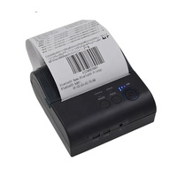 Terminal POS Mini Portabel 3 inci untuk Restoran, Rp80, Bertenaga USB, Android, Printer Thermal Receipt dengan Ribbon