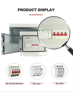 Quadro Combinatore Fotovoltaico 2 Stringhe, 1000V DC IP65 Impermeabile, con Fusibile MCB SPD per Sistema Solare Domestico, Scatola di Protezione con Certificazione CE - Product Image 4