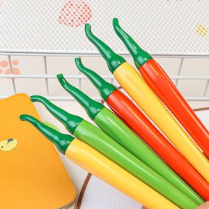 Stylo gel Chili Pepper 0,5 mm, coque en plastique, papeterie de bureau et scolaire - Product Image 4