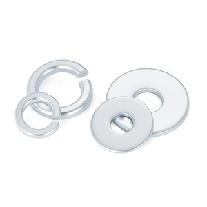 J&Gong Flat And Spring Washer Set 4.8 Grade <b>Galvanized</b> Metal Washers For <b>Screw</b> Fastening - Product Image 2