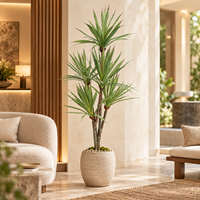 Plante tropicale artificielle en sisal, écologique, en PE, ignifuge, anti-UV, emballage KD, décoration intérieure, anniversaire
