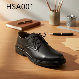 รองเท้าผู้ชายแบบผูกเชือก ZYF สำหรับสัมภาษณ์งาน ดีไซน์<span class=keywords><strong>เ</strong></span>รียบหรู ดูดี มีสไตล์ <span class=keywords><strong>เ</strong></span>หมาะสำหรับใส่ทำงาน <span class=keywords><strong>เ</strong></span>ดินทาง ป้องกันกลิ่น รองเท้าสีดำสำหรับออฟฟิศ รุ่น HSA001 - Product Image 2