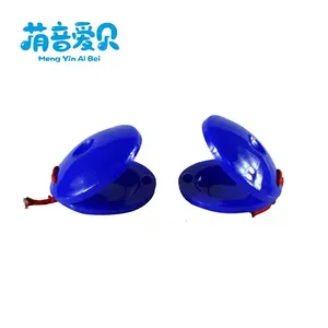 Wholesale musical instruments Children Castanet Clapper plastic finger castanets