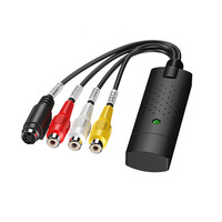 Adaptateur de capture vidéo USB, convertisseur numérique DVD VHS DVR pour Windows