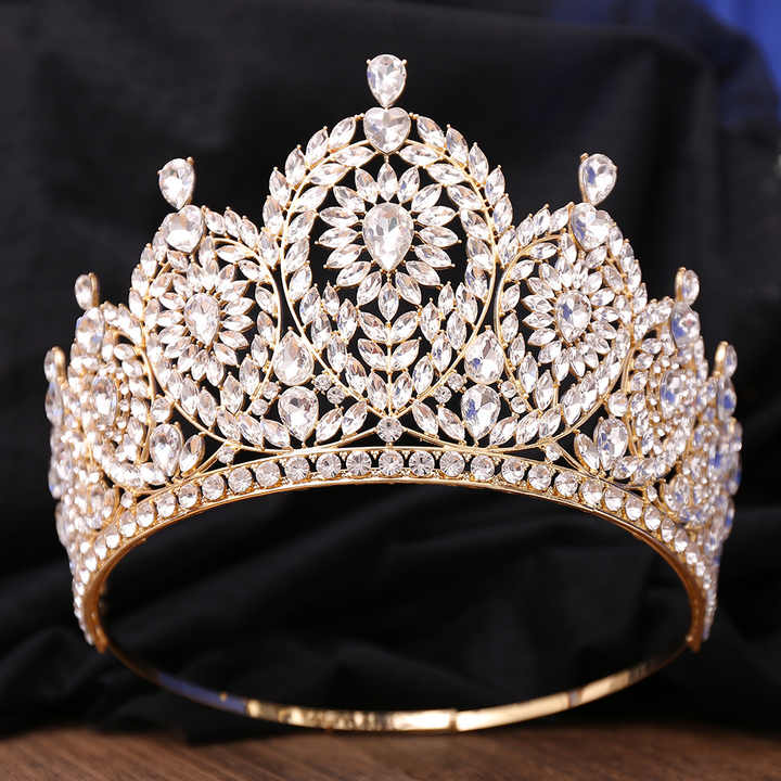 HZ113 Diadème Couronne en or