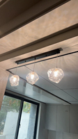 Lustre LED nordique avec lampe suspendue de luxe Design Loft pour restaurant salle à manger cuisine pendentif plafonnier-tailles moyennes