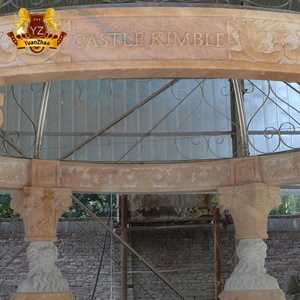 <span class=keywords><strong>Gazebo</strong></span> Cưới Ngoài Trời Gian Hàng Thủ Công Bằng Đá Hy Lạp Maiden Lady Điêu Khắc Hoàng Hôn Đá Cẩm Thạch Đỏ <span class=keywords><strong>Gazebo</strong></span> - Product Image 5