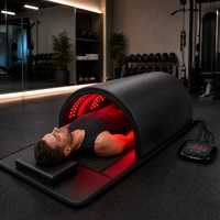 Dôme de sauna infrarouge à lumière rouge ERCON pour la récupération post-entraînement, le bien-être, la maison, portable, pliable, pour tout le corps