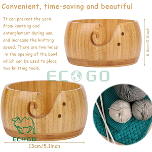 Bols de fil en bois Crochet et tricot en gros pour bols de fil en bois - Product Image 2