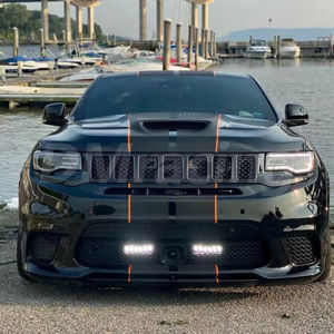 SRT Ver.2 stile cofano in fibra di carbonio ventilato cofano per <span class=keywords><strong>Jeep</strong></span> Grand <span class=keywords><strong>Cherokee</strong></span> <span class=keywords><strong>WK2</strong></span> 2011-2022 - Product Image 3