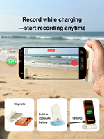 Poignée magnétique pour appareil photo de téléphone, déclencheur à distance sans fil, emplacement SSD M.2 10 Gbps, batterie externe 7000 mAh, charge PD 100 W pour iPhone 15/16/17