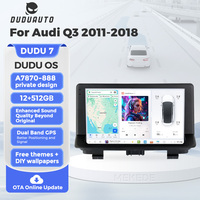 DUDUAUTO Autoradio Android pour système avec écran tactile 2K, amplificateur DSP, GPS, RGB pour Audi Q3 2011-2018 DUDU Série 2