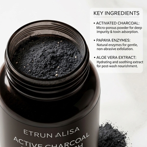 ETRUN ALISA Marque Privée Poudre Enzymatique Purifiante au Charbon Actif Nettoyant Exfoliant Visage <span class=keywords><strong>Nettoyage</strong></span> Profond <span class=keywords><strong>de</strong></span> la <span class=keywords><strong>Peau</strong></span> - Product Image 3