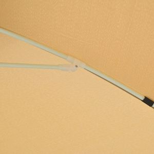 Sombrilla Doble para Patio con Varillas de Fibra de Vidrio, Resistente al Viento, Protección UV, Parasol para Jardín y Playa, Color Caqui Borgoña - Product Image 4