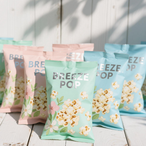 Bolsas de Plástico Personalizadas con Logotipo, Bolsas con Ventana de Visualización, Alta Barrera Contra la Humedad para Envasado de Frutos Secos y Snacks - Product Image 4