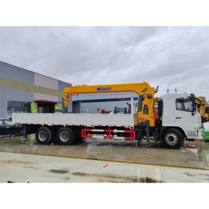 شاحنة شاكمان <span class=keywords><strong>6</strong></span>×4 ثقيلة مزودة برافعة - رافعة هيدروليكية مفصلية بالفنجر بحمولة 12 طن مع سطح تحميل - Product Image 5